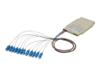 ASSMANN - Spleiseboks for fiberoptikk - SC SM X 12 - hvit, RAL 9010 PC tilbehør - Nettverk - Patch panel