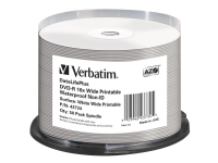 Verbatim DataLifePlus - 50 x DVD-R - 4.7 GB 16x - blekkstråleskrivbar overflate, bred skrivbar overflate - spindel PC-Komponenter - Harddisk og lagring - Lagringsmedium