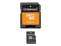 Intenso - Flashminnekort (microSDHC til SD-adapter inkludert) - 32 GB - Class 4 - microSDHC Tele & GPS - Mobilt tilbehør - Minnekort