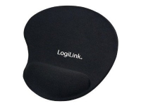 LogiLink - Musematte med håndleddsstøtte - svart PC tilbehør - Mus og tastatur - Håndleddssøtte