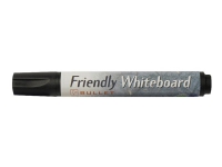 Ballograf Friendly - Markør - ikke-permanent - for whiteboard - svart - alkoholbasert blekk - medium Skriveredskaper - Markør - Whiteboardmarkør