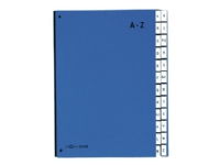 Pagna - Klassifikasjonsmappe - 24 rom - 24 deler - fortrykt: A-Z - med fliker - blå Arkivering - Elastikmapper & Chartekker - Andre
