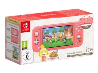 Nintendo Switch Lite - Melinda Edition - håndholdt spillkonsoll - Korall - Animal Crossing: New Horizons Gaming - Spillkonsoller - Playstation 4