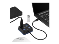 eSTUFF - Hub - 4 x USB 3.2 Gen 1 - stasjonær