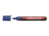 Marker Edding® 300 blå 1.5-3.0 mm (stk.) Skriveredskaper - Markør - Permanenttusj