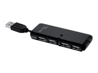 iBOX IUHT008C - Hub - 4 x USB 2.0 - stasjonær PC tilbehør - Kabler og adaptere - USB Huber