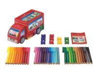 Bilde av Faber-castell Connector Pen Truck - Fibertuppenn - Assorterte Farger (en Pakke 33)