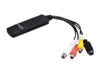 Media-Tech VIDEO GRABBER MT4169 - Videofangstadapter - USB 2.0 - NTSC, PAL, SECAM L TV, Lyd & Bilde - Digital tv-mottakere - Digital TV-mottaker