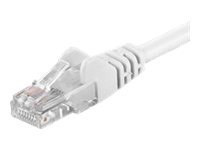 Produktfoto för goobay - Nätverkskabel - RJ-45 (hane) till RJ-45 (hane) - 1 m - UTP - CAT 6 - formpressad - vit