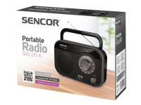 Sencor SRD 210 - Personlig radio - 1 watt - svart TV, Lyd & Bilde - Stereo - Radio (DAB og FM)