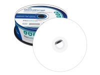 MediaRange - 25 x DVD+R DL - 8.5 GB (240 min) 8x - hvit - blekkstråleskrivbar overflate - spindel PC-Komponenter - Harddisk og lagring - Lagringsmedium