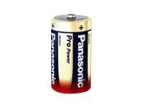 Panasonic Alkaline Pro Power LR20PPG - Batteri 2 x D - Alkalisk PC tilbehør - Ladere og batterier - Diverse batterier