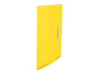 Esselte Vivida - 3-fliksmappe - for A4 - kapasitet: 150 ark - livlig gul Arkivering - Elastikmapper & Chartekker - Elastiske mapper