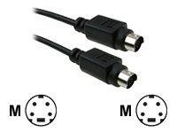 ICIDU - S-Video-kabel - 4-pins mini-DIN (hann) til 4-pins mini-DIN (hann) - 5 m - svart PC tilbehør - Kabler og adaptere - Skjermkabler