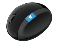Microsoft Sculpt Ergonomic Mouse - Mus - 7 knapper - trådløs - 2.4 GHz - USB trådløs mottaker