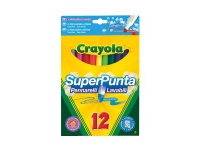 Bilde av Crayola Super Tips - Markør - Assorterte Farger (en Pakke 12)
