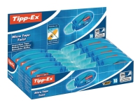 Tipp-Ex Microtape Twist - Retterulle - 5 mm x 8 m - gjennomsiktig blå (en pakke 10) Skriveredskaper - Bevis - Korrekturruller