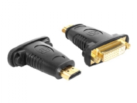 Delock Adapter HDMI male > DVI 24+5 pin female - Video adapter - DVI-I hunn til HDMI hann PC tilbehør - Kabler og adaptere - Adaptere