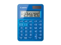 Canon LS-100K - Skrivebordskalkulator - 10 sifre - solpanel, batteri - metallic blå Kontormaskiner - Kalkulatorer - Tabellkalkulatorer