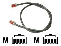 SYSTIMAX GigaSPEED XL GS8E - Koblingskabel - RJ-45 (hann) til RJ-45 (hann) - 4.6 m - CAT 6 - uten hindringer, flertrådet - grå PC tilbehør - Kabler og adaptere - Nettverkskabler