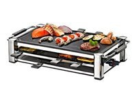 Rommelsbacher RCC 1500 - Plancha - elektrisk - krom Kjøkkenapparater - Kjøkkenutstyr - Raclette