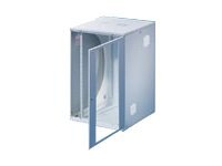 Rittal DK FlatBox - Rack - veggmonterbar - lysegrå, RAL 7035 - 12U - 19