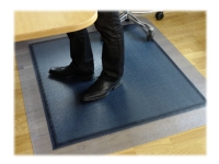 Bilde av Matting Yoga Sit And Stand - Stolmatte - Rektangulær - 120 X 150 Cm - Grå, Gjennomsiktig