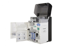 Evolis Avansia - Plastkortsskrivare - färg - Duplex - omflyttning av färgsublimering - CR-80 Card (85.6 x 54 mm) - 600 dpi upp till 144 kort per timma (färg) - kapacitet: 250 kort - USB 2.0, LAN - svart