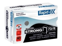 Rapid Super Strong - Stifter - 73/8 - 8 mm - galvanisert stål - forsinket - pakke av 5000 - for Classic HD31 Kontorartikler - Stiftemaskiner og stifter - Stifter