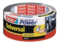 Tesa extra Power Universal - Kanaltape - 50 mm x 25 m - svart