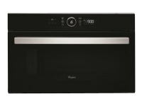 Whirlpool Absolute AMW 730 NB - Mikrobølgeovn med grill - innebygd - 31 liter - 1000 W - svart