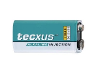 tecxus 9 Volt-Block - Batteri 9V - Alkalisk