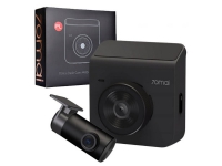 70mai Dash Cam A400 + RC09 Gray | Dash Camera | 1440p + 1080p, GPS, WiFi Bilpleie & Bilutstyr - Interiørutstyr - Dashcam / Bil kamera