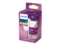 Philips LED - LED-lyspære - mattslipt finish - E14 - 2.2 W (ekvivalent 25 W) - klasse A++ - varmt hvitt lys - 2700 K PC tilbehør - Øvrige datakomponenter - Reservedeler