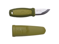 Morakniv Eldris, Single, Jaktkniv, Drop point, Rostfritt stål, Termoplastisk elastomer (TPE), Grön Utendørs - Camping - Diverse utstyr