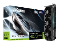 ZOTAC GAMING GeForce RTX 4070 Ti SUPER Trinity - Black Edition - grafikkort - GeForce RTX 4070 Ti Super - 16 GB GDDR6X - PCIe 4.0 x16 - HDMI, 3 x DisplayPort - svart PC-Komponenter - Skjermkort & Tilbehør - NVIDIA