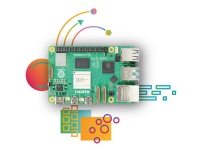 Produktfoto för Raspberry Pi 5 Model B - Dator med ett kort - Broadcom BCM2712 / 2.4 GHz - RAM 8 GB - 802.11a/b/g/n/ac, Bluetooth 5.0