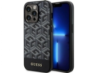 Guess GUHMP14LHGCFSEK iPhone 14 Pro 6.1 svart/svart hardt deksel GCube Stripes MagSafe