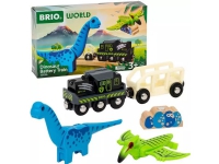 BRIO World 36096 Tog med Dinosaur -  Tilbehør - Plast,Tre