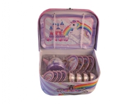 Magni - Tea set in suitcase, with unicorn( 3905 ) Leker - Spill - Rollespill