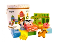 Bilde av Magni - Building Bricks In Sorter Box - Animal Farm( 3907 )