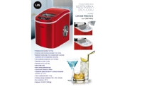 Bærbar isterningmaskine LIN ICE PRO-R12 rød Kjøkkenapparater - Juice, is og vann - Isbitmaskin