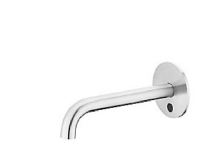 Bilde av Qtoo Sensor Håndvaskarmatur - T/vægmontering, 190mm Tud, Børstet Rustfrit Stål