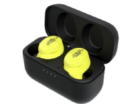 ISOTunes FREE Aware EN352 - Trådlöst hörselskydd och headset i ett, med aktiv brusreducering och en ljusgul färg för enkel synlighet.