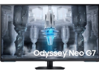Samsung Odyssey Neo G7, 109,2 cm (43), 3840 x 2160 piksler, 4K Ultra HD, LED, 1ms, Hvid PC tilbehør - Skjermer og Tilbehør - Skjermer