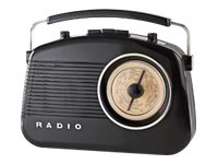 Nedis RDFM5000BK - Privat radio - 4,5 Watt - elfenben TV, Lyd & Bilde - Stereo - Radio (DAB og FM)