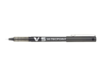 Pilot Hi-Tecpoint V5 - Rulleballpenn - svart - vannbasert blekk - 0.5 mm - ekstra fin Skriveredskaper - Kulepenner & Fyllepenner - Rullepenner