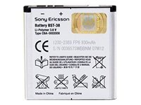 Bilde av Sony Ericsson Bst-38 - Mobiltelefonbatteri - Li-pol - 930 Mah - For Xperia X10 Sony Ericsson C510, C902, C905, Jalou, R300, S312, T303, W580, W760, W995