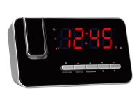Clockradio Denver CRP-618 - Ur - Digital - FM - PLL - LED - 3,05 cm - (1.2) - Rød TV, Lyd & Bilde - Stereo - Radio (DAB og FM)