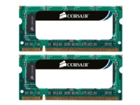 CORSAIR - DDR3 - sett - 8 GB: 2 x 4 GB - SO DIMM 204-pin - 1333 MHz / PC3-10600 - CL9 - 1.5 V - ikke-bufret - ikke-ECC PC-Komponenter - RAM-Minne - DDR3